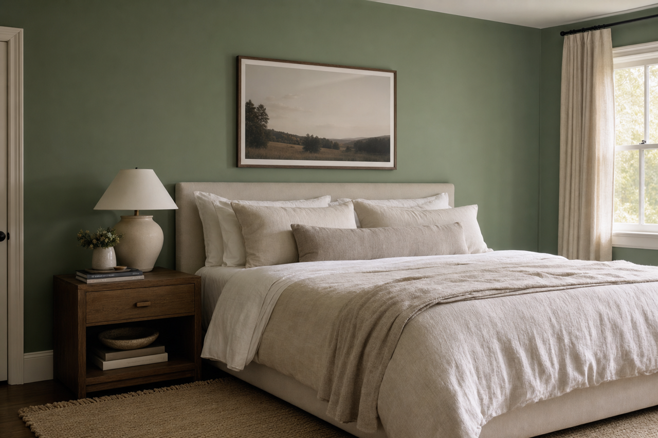 Lehigh by Benjamin Moore on interiors