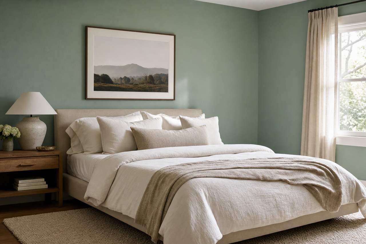 Harrisburg by Benjamin Moore on interiors