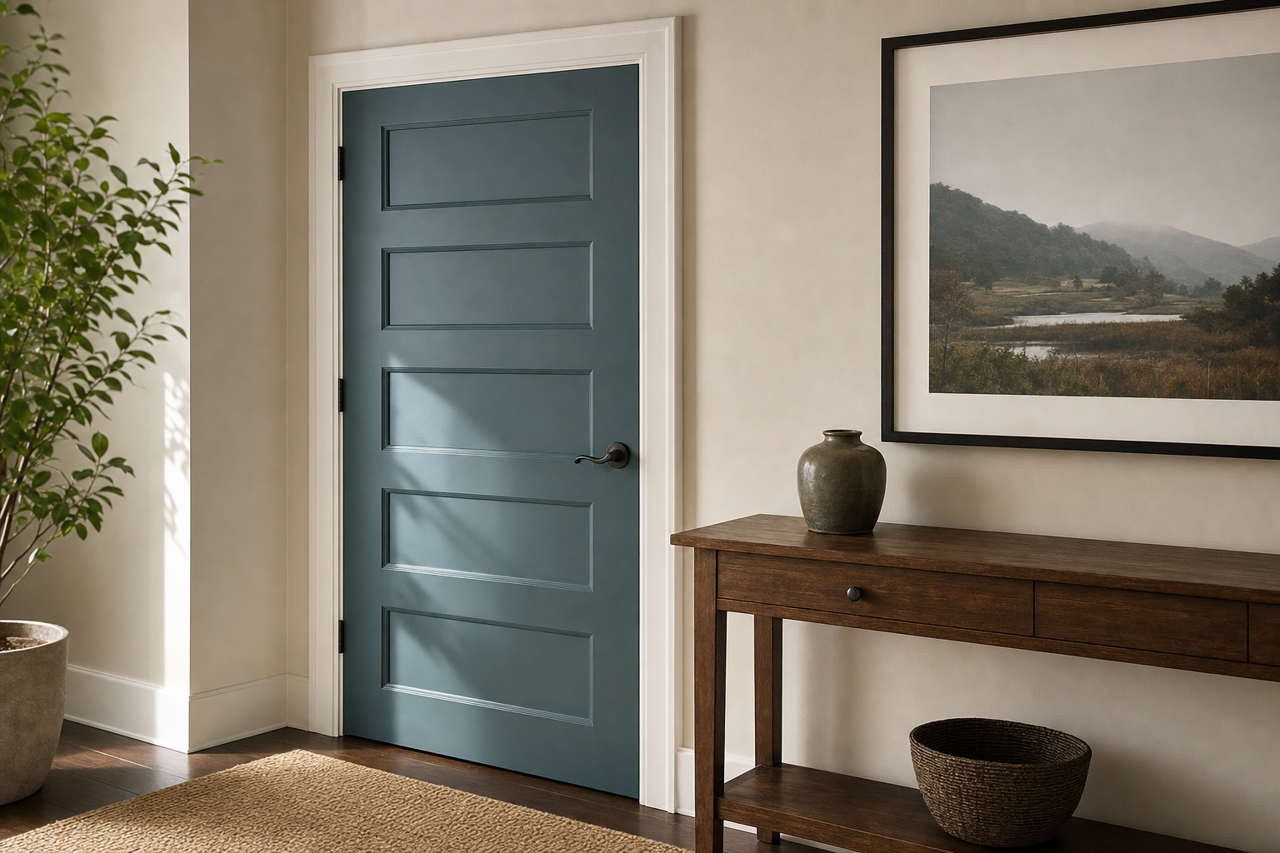Yorktowne by Benjamin Moore on interior-doors