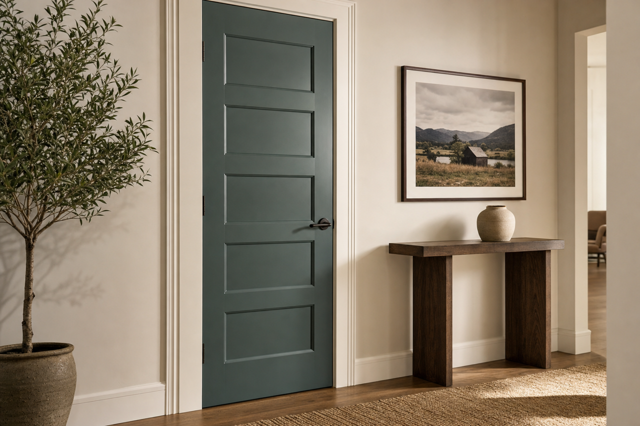 Tarrytown by Benjamin Moore on interior-doors
