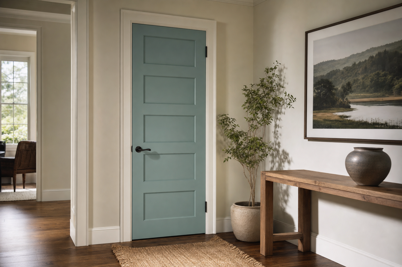 Mill by Benjamin Moore on interior-doors