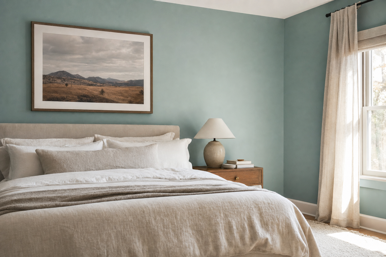 Mill by Benjamin Moore on interiors