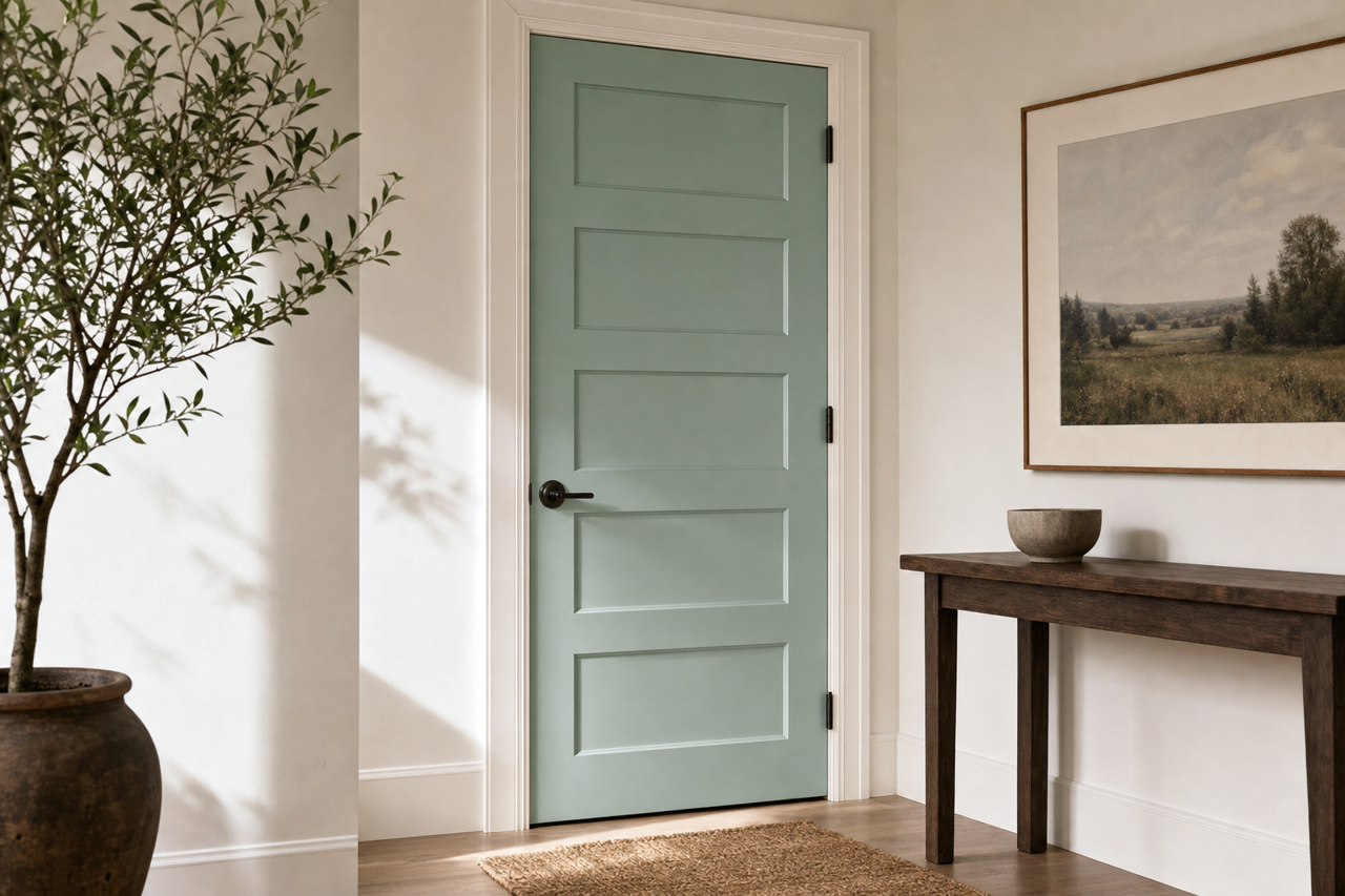 Covington by Benjamin Moore on interior-doors