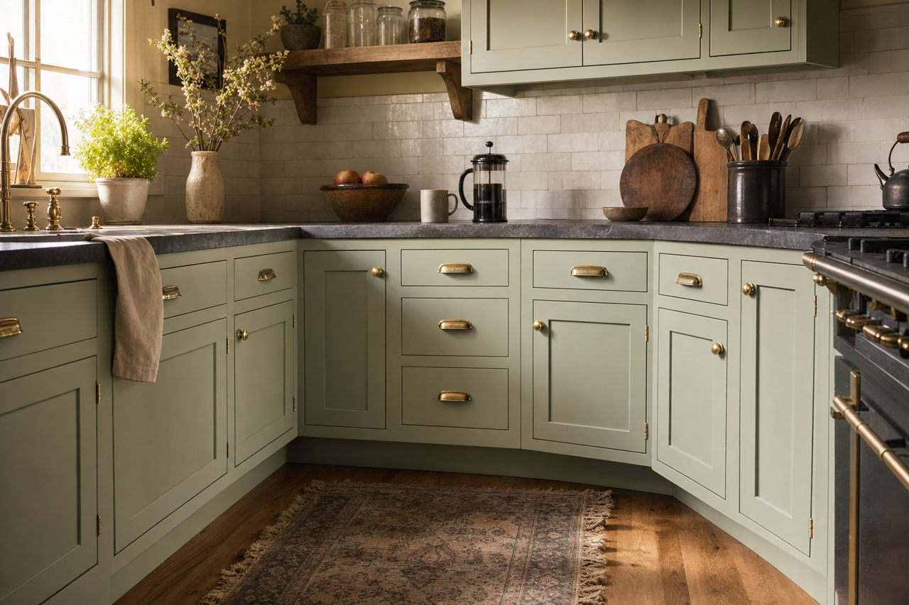 Salisbury by Benjamin Moore on cabinets