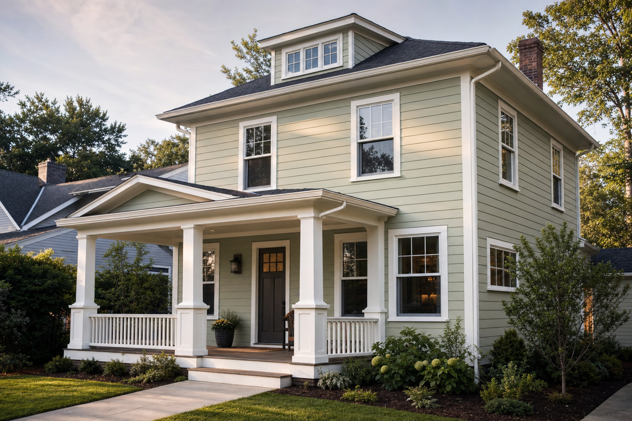 Salisbury by Benjamin Moore on exterior