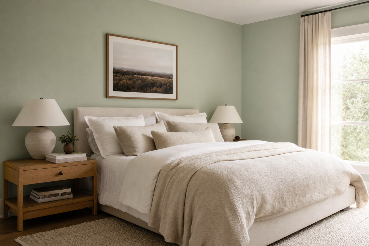 Prescott by Benjamin Moore on interiors