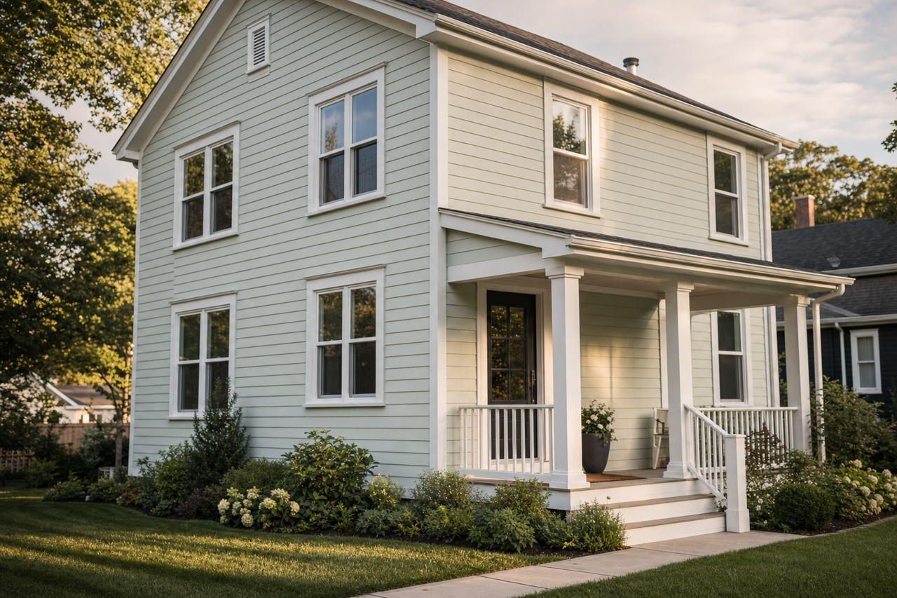 Hollingsworth by Benjamin Moore on exterior