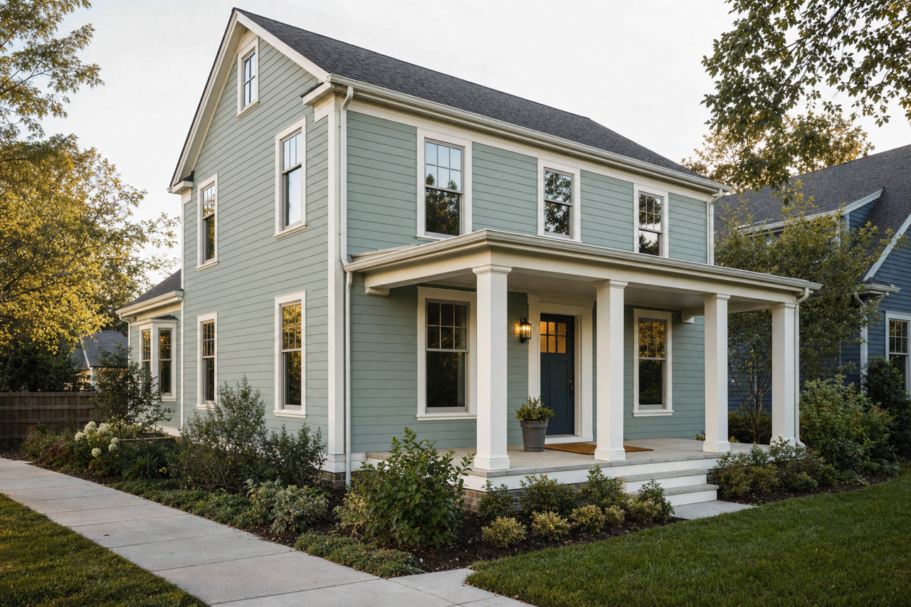 Stratton by Benjamin Moore on exterior