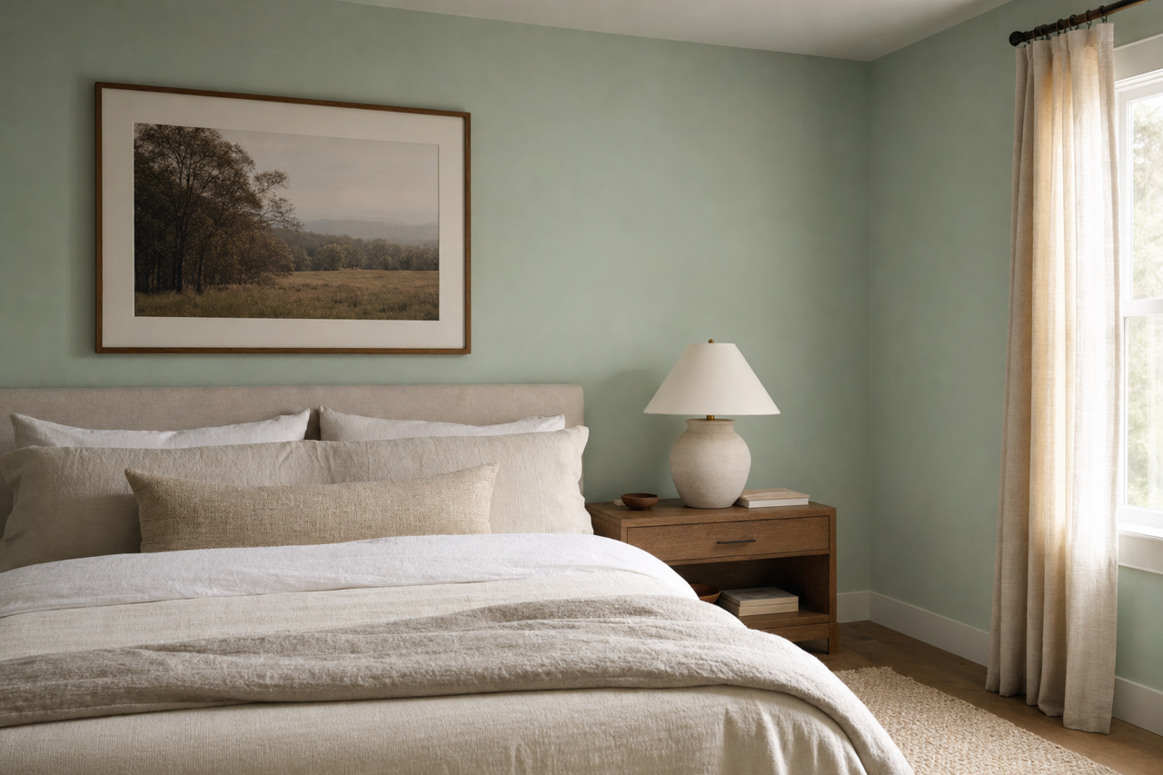 Wythe by Benjamin Moore on interiors