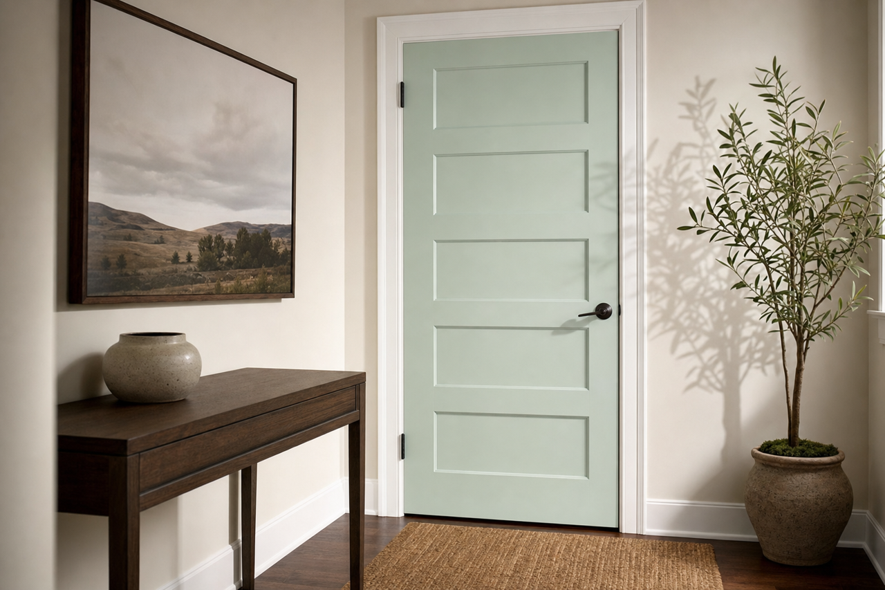 Palladian by Benjamin Moore on interior-doors