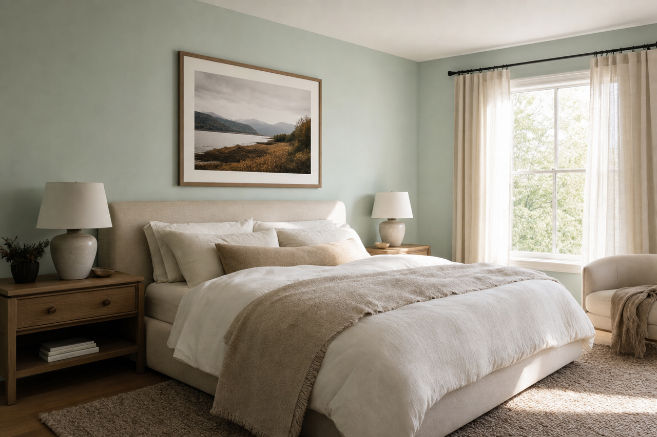 Woodlawn by Benjamin Moore on interiors