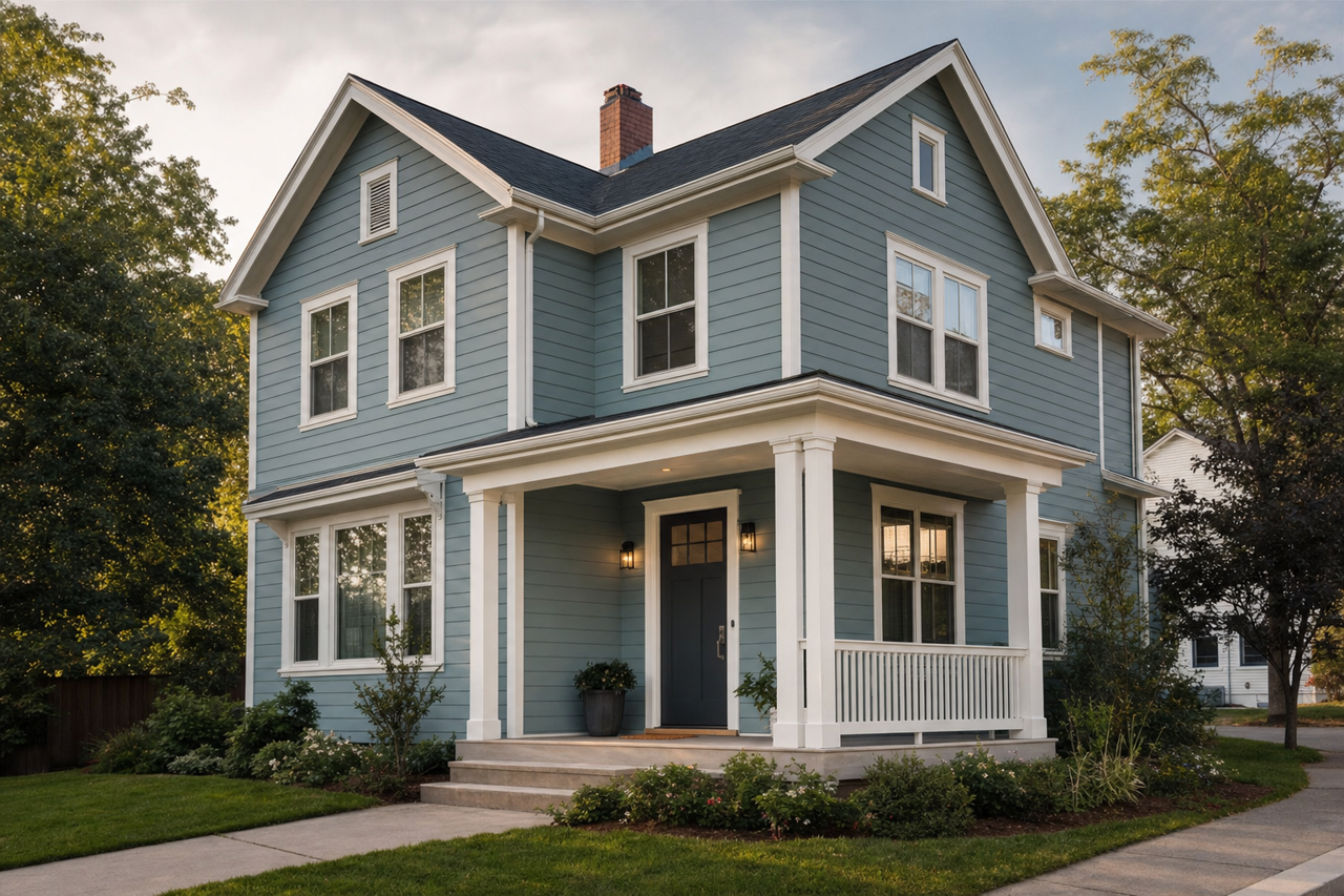 Jamestown by Benjamin Moore on exterior