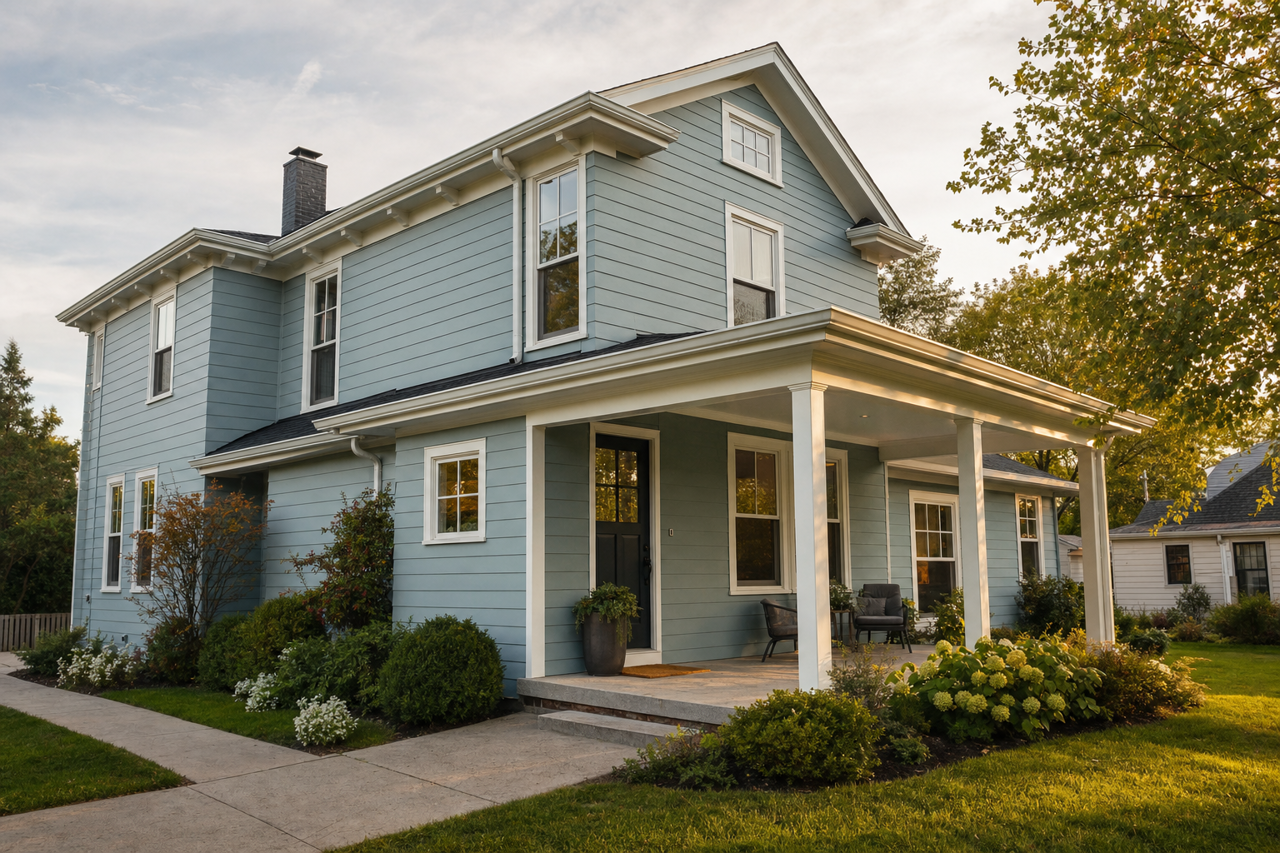 Buxton by Benjamin Moore on exterior