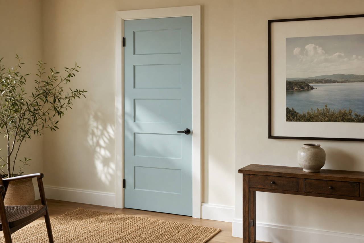 Buxton by Benjamin Moore on interior-doors