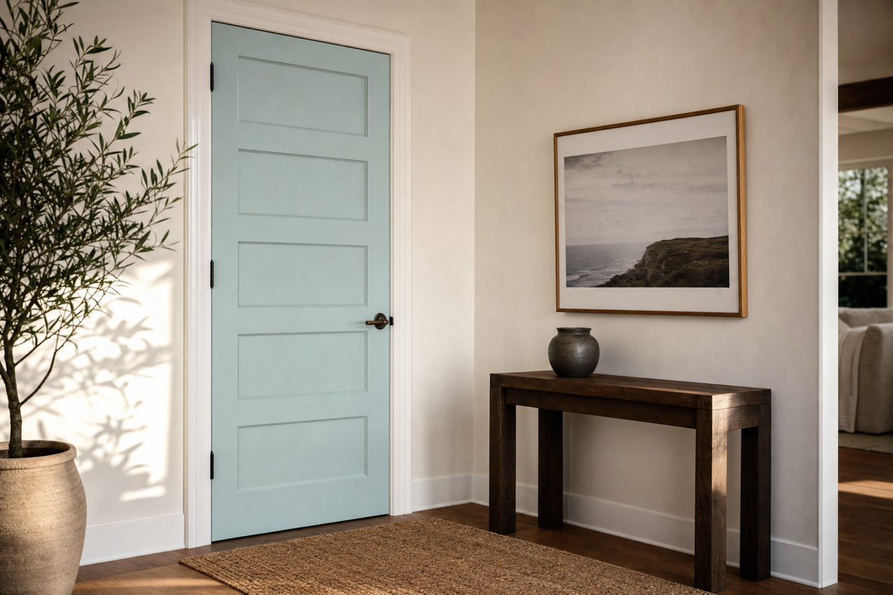 Yarmouth by Benjamin Moore on interior-doors