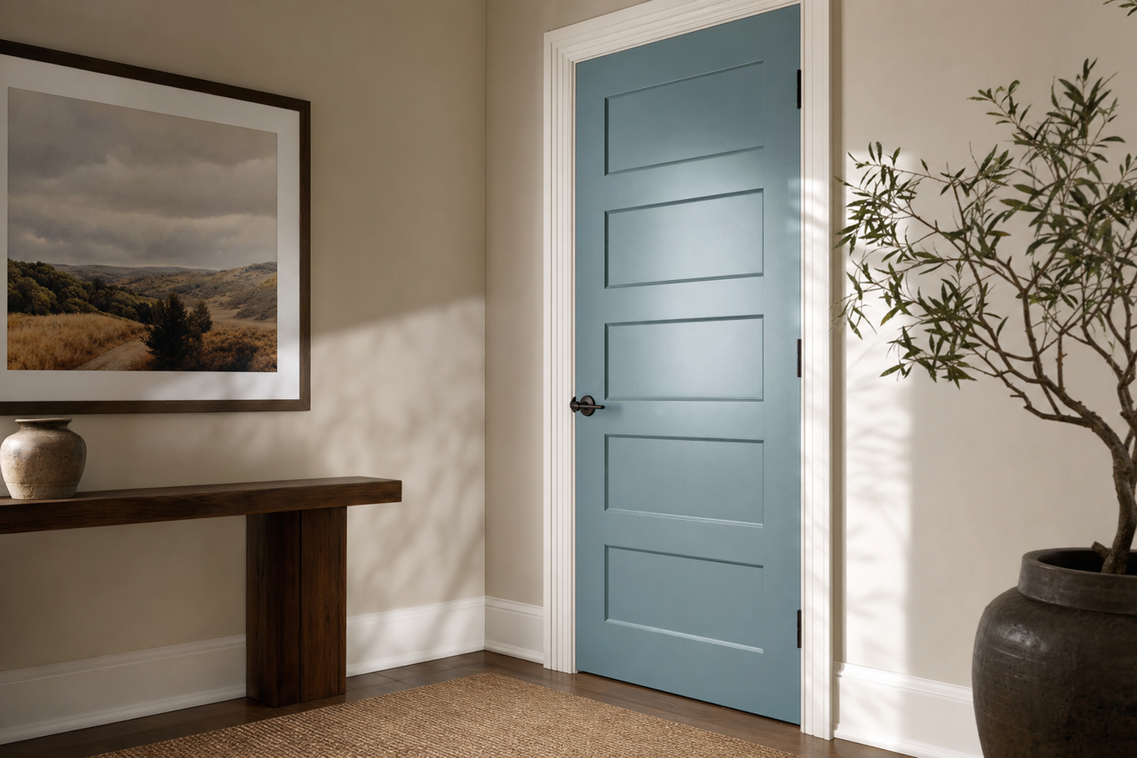 Buckland by Benjamin Moore on interior-doors