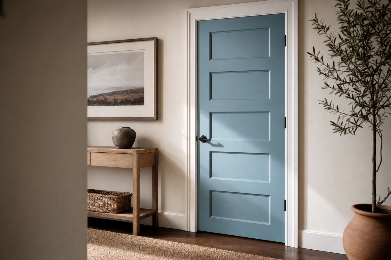 Whipple by Benjamin Moore on interior-doors