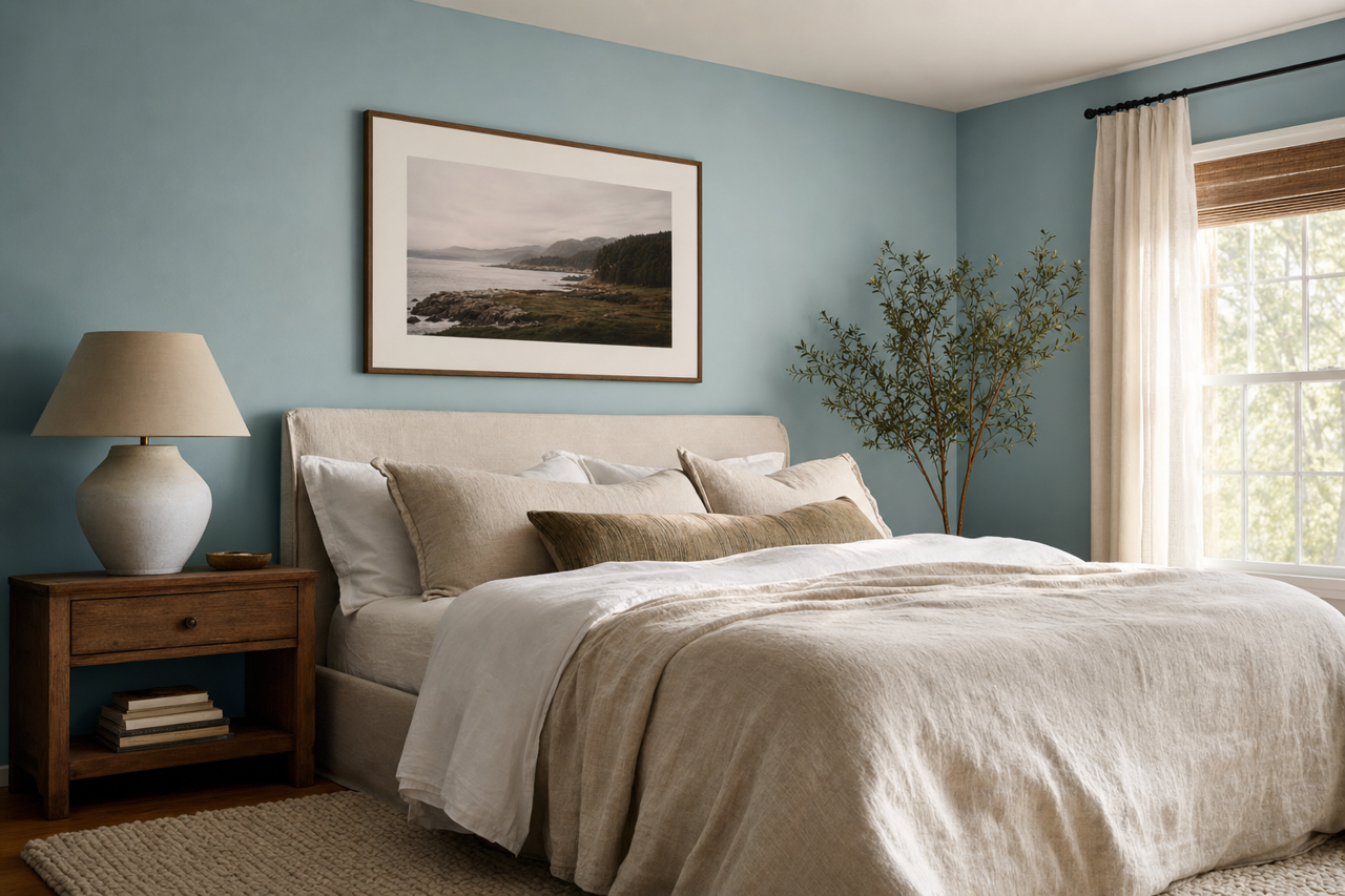 Marlboro by Benjamin Moore on interiors