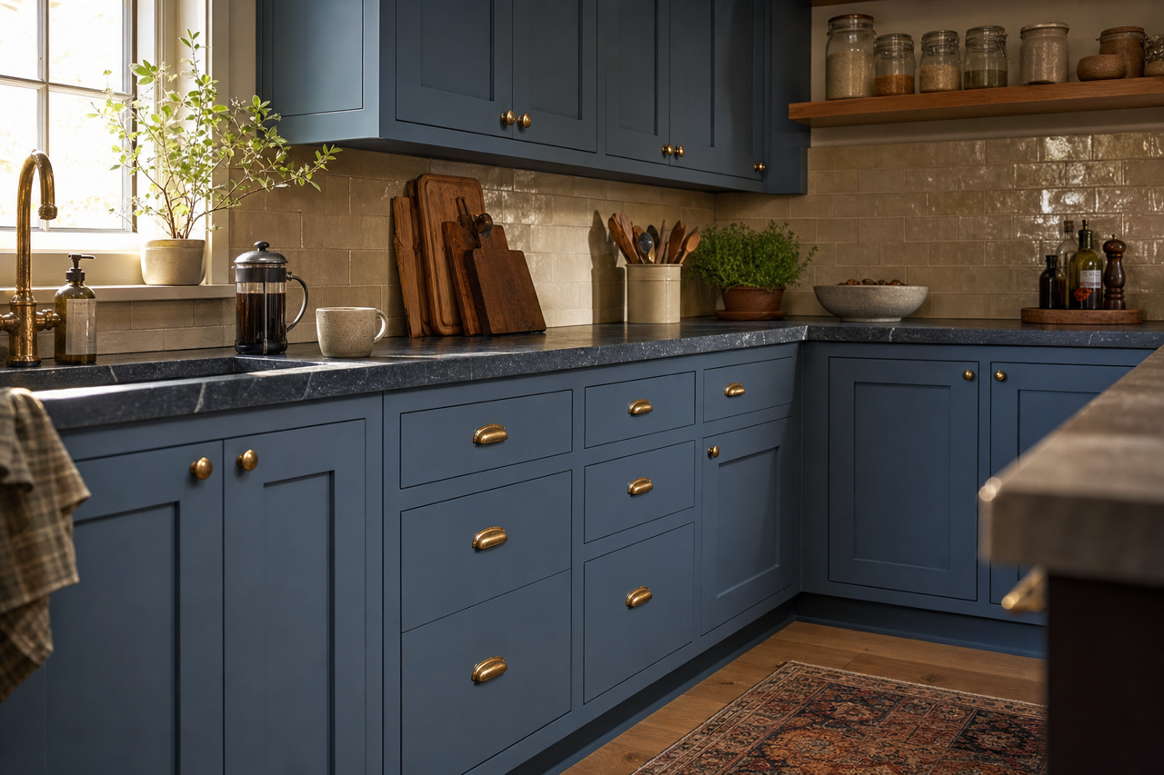 Van by Benjamin Moore on cabinets