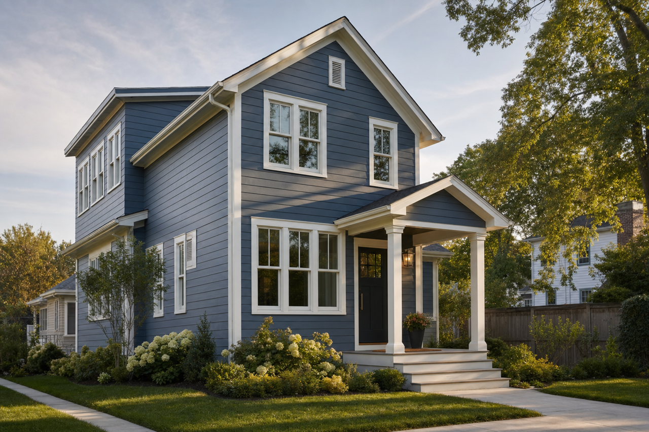 Van by Benjamin Moore on exterior