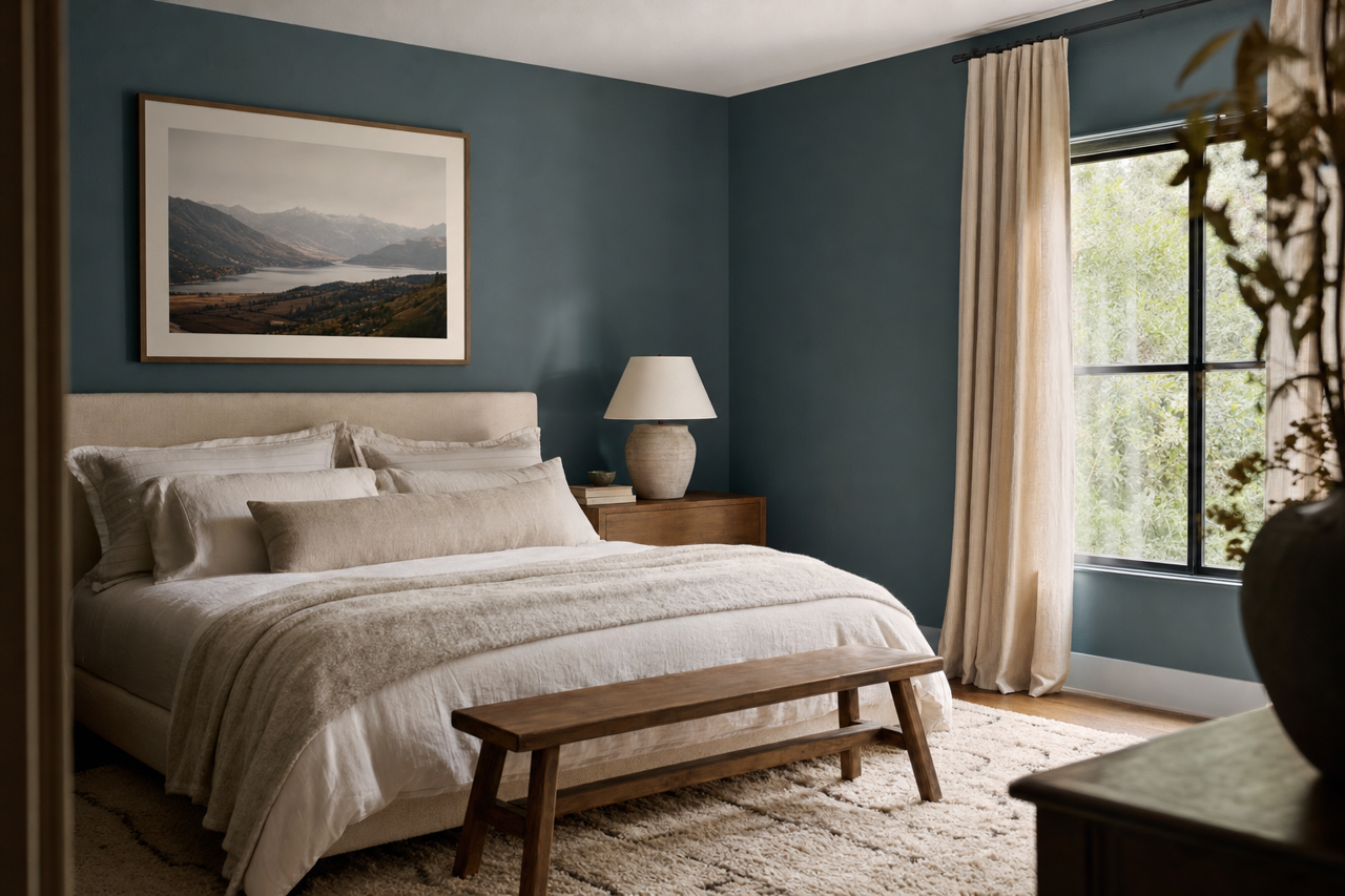 Newburg by Benjamin Moore on interiors