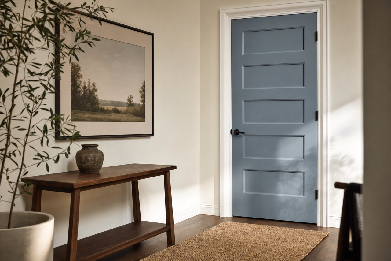 Philipsburg by Benjamin Moore on interior-doors