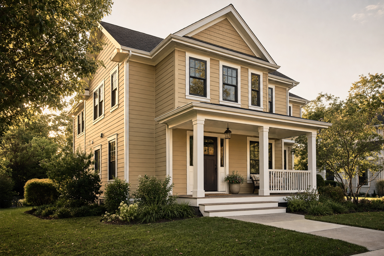 Livingston by Benjamin Moore on exterior