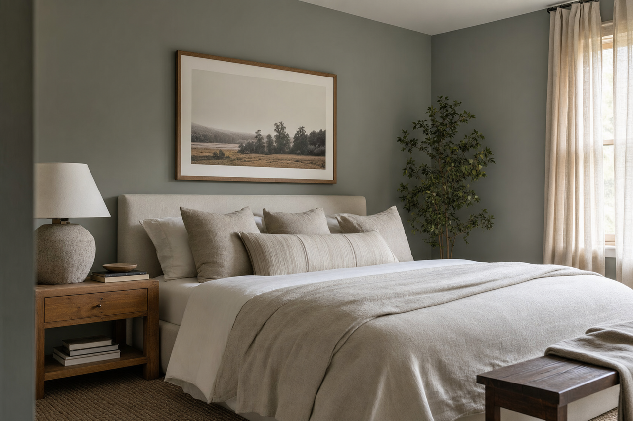 Duxbury by Benjamin Moore on interiors