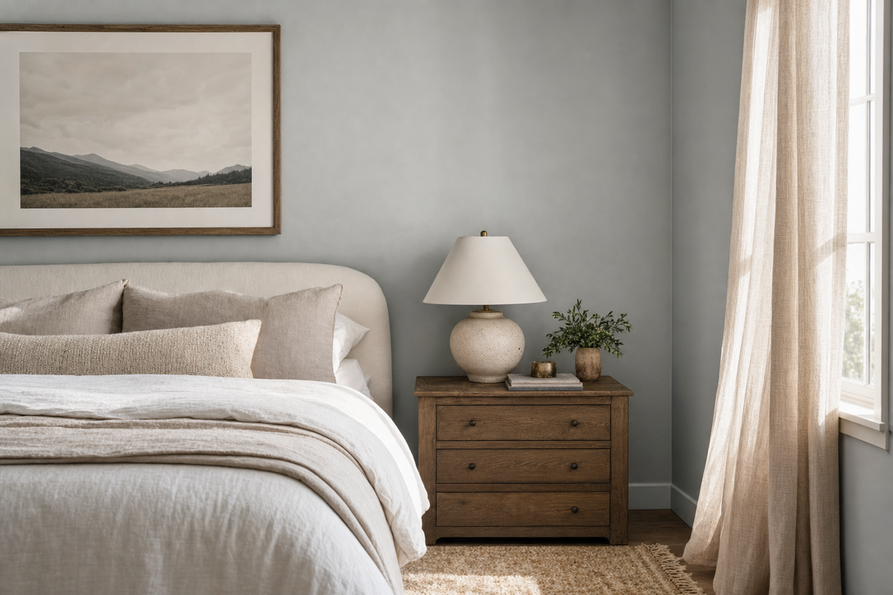 Boothbay by Benjamin Moore on interiors