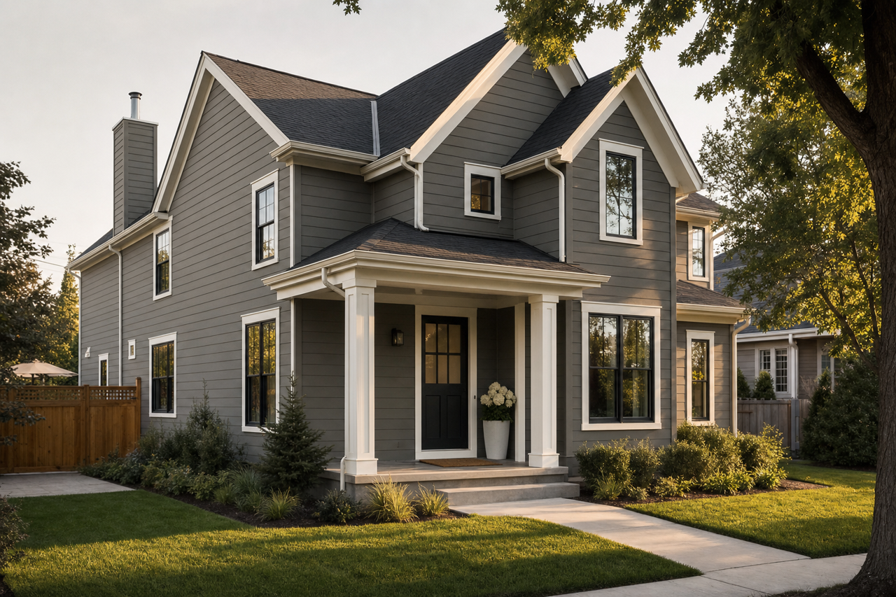 Kendall by Benjamin Moore on exterior