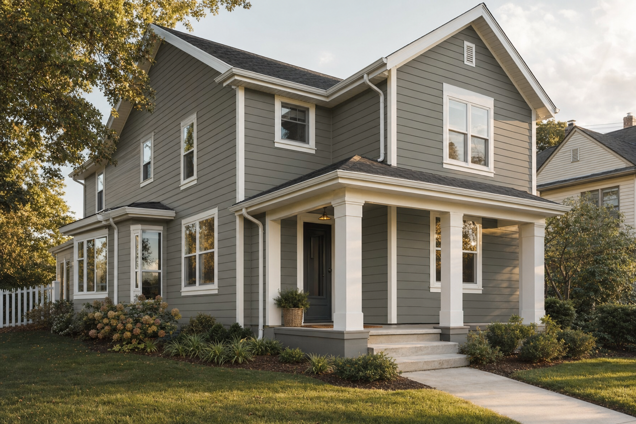 Amherst by Benjamin Moore on exterior