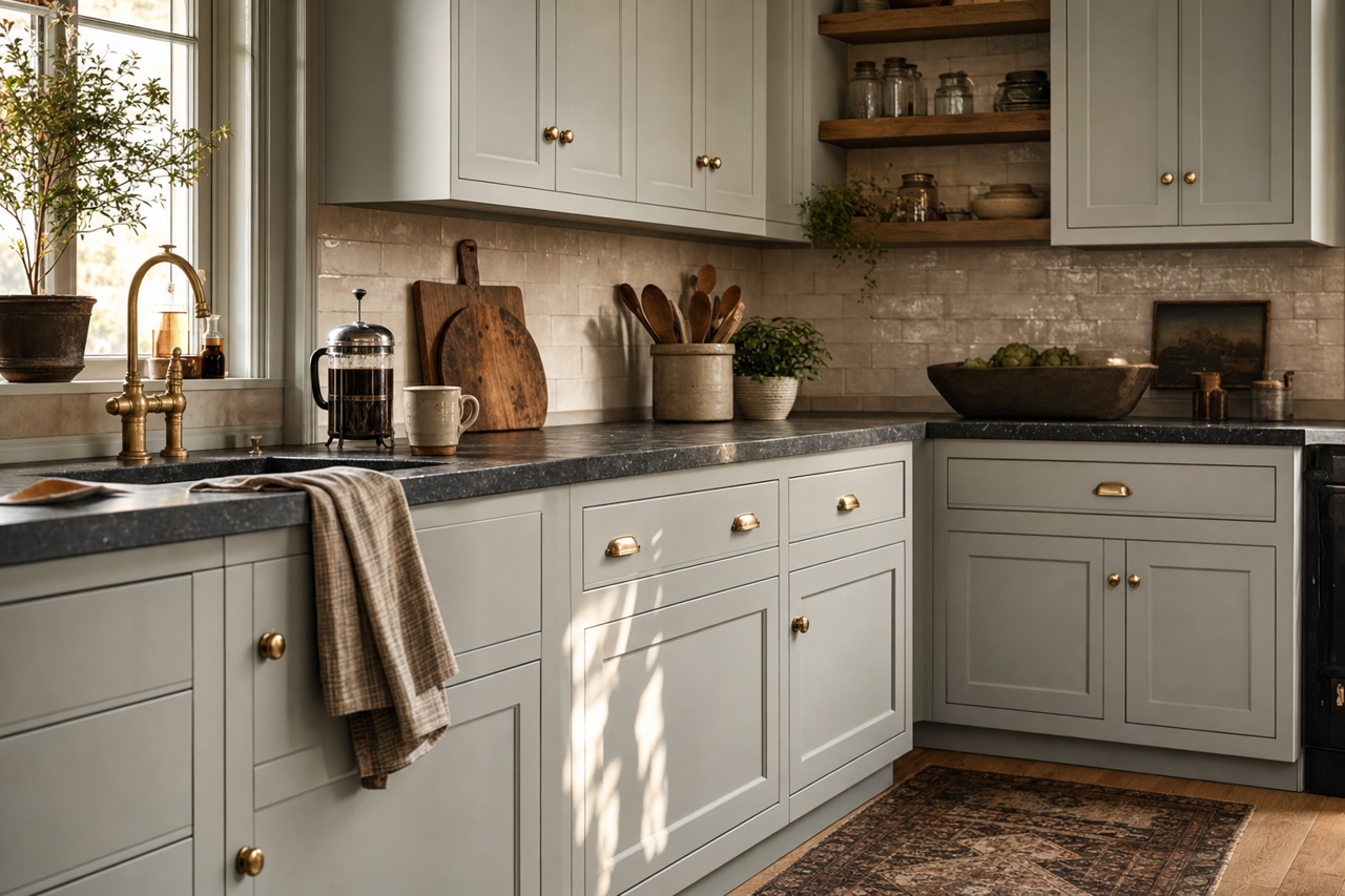 Coventry by Benjamin Moore on cabinets