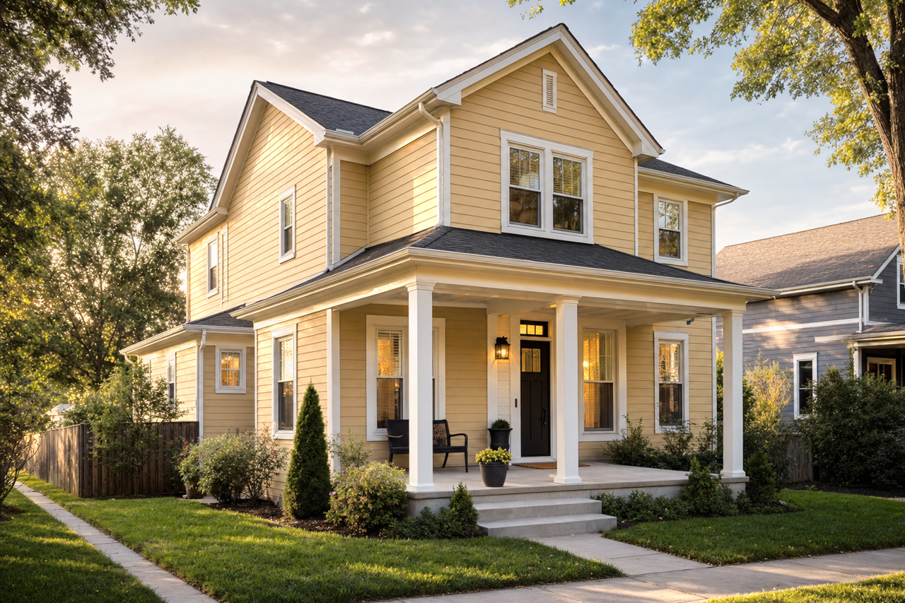 Summerdale by Benjamin Moore on exterior