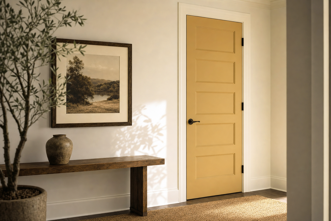 Summerdale by Benjamin Moore on interior-doors