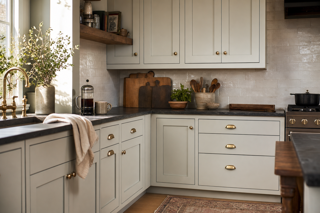 Stonington by Benjamin Moore on cabinets