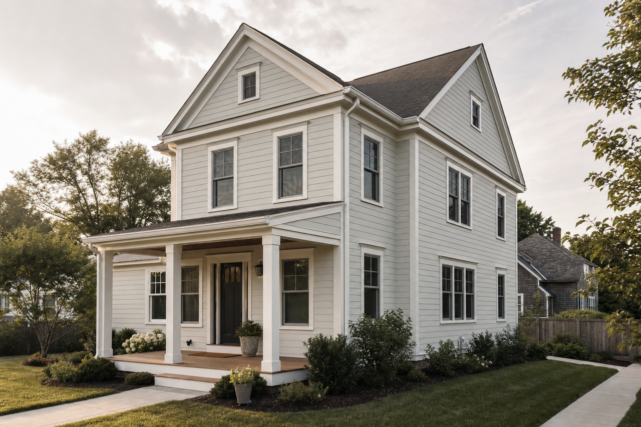 Stonington by Benjamin Moore on exterior