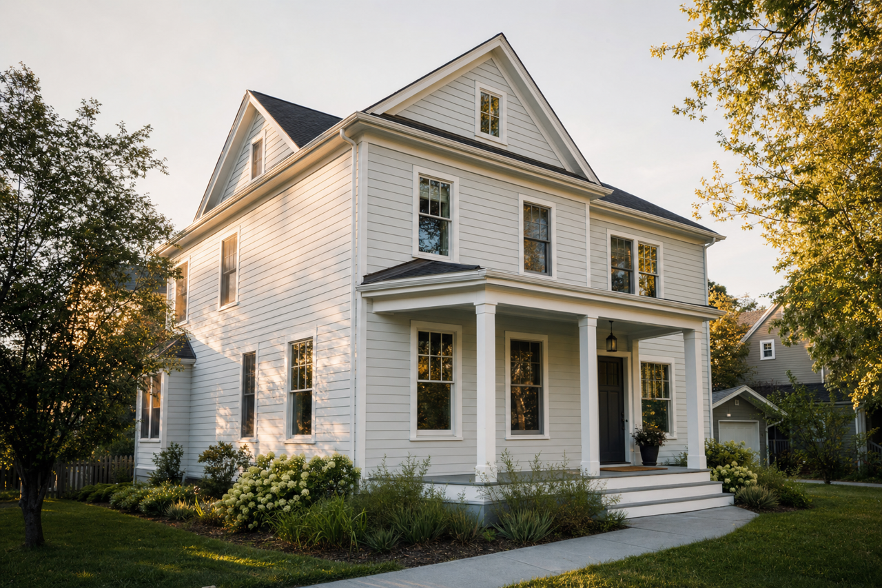 Wickham by Benjamin Moore on exterior