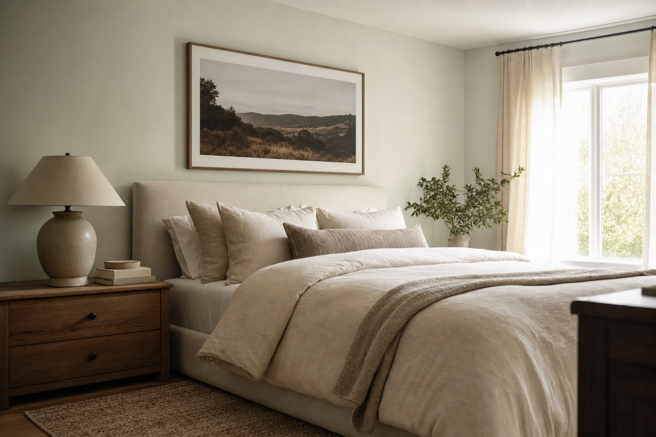 Wickham by Benjamin Moore on interiors