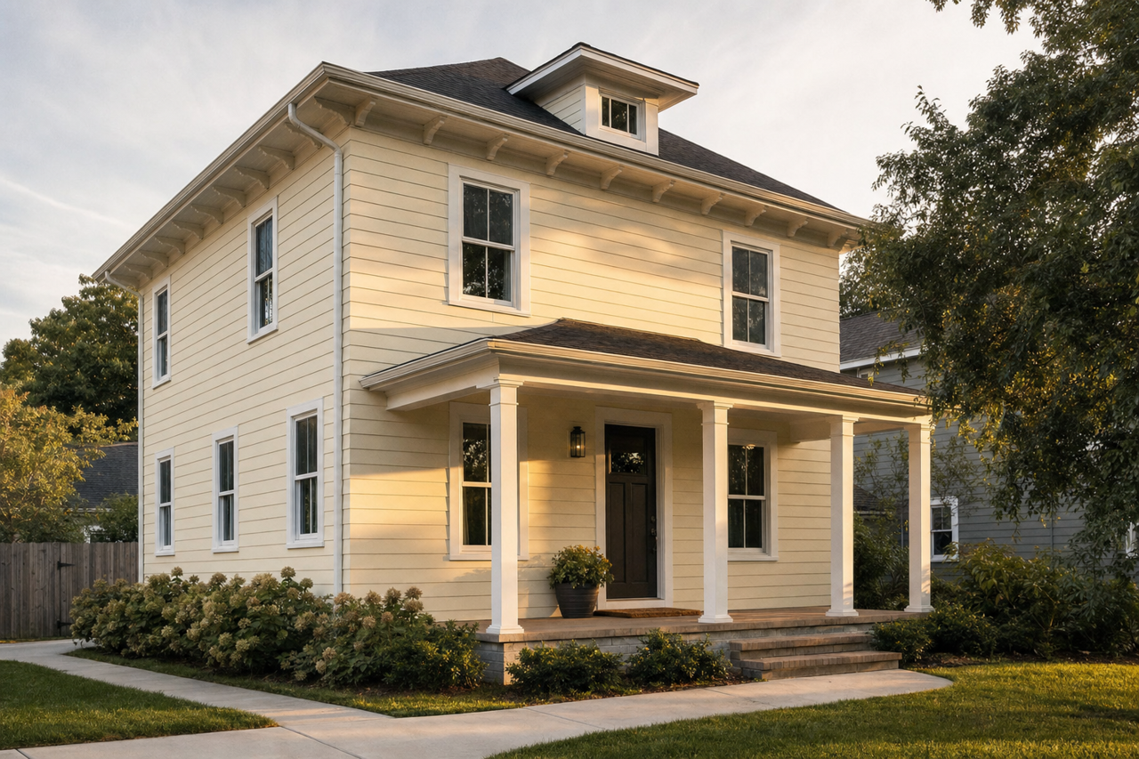 Lancaster by Benjamin Moore on exterior