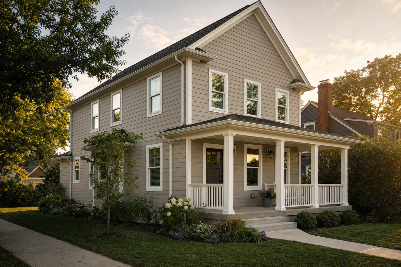 Briarwood by Benjamin Moore on exterior