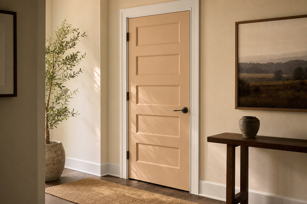 Annapolis by Benjamin Moore on interior-doors