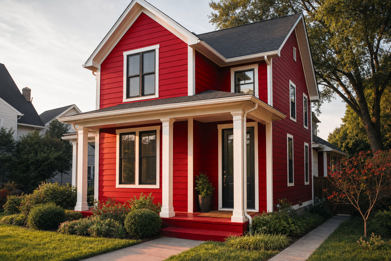 Heritage by Benjamin Moore on exterior