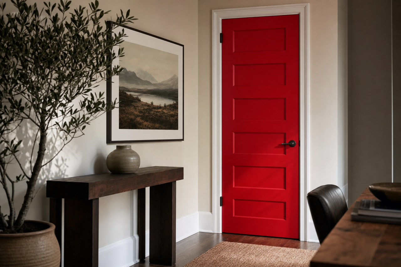 Heritage by Benjamin Moore on interior-doors