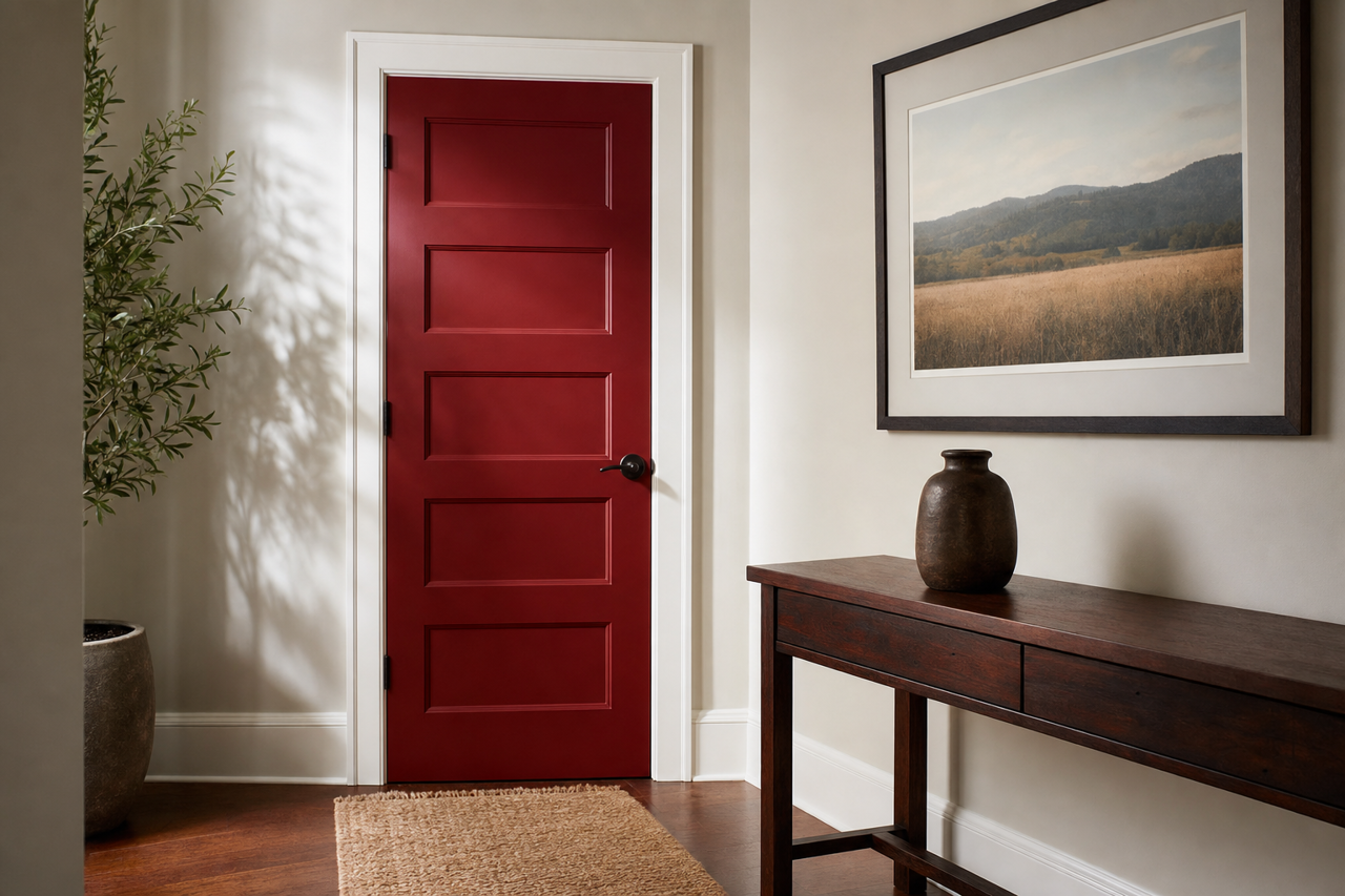Classic by Benjamin Moore on interior-doors