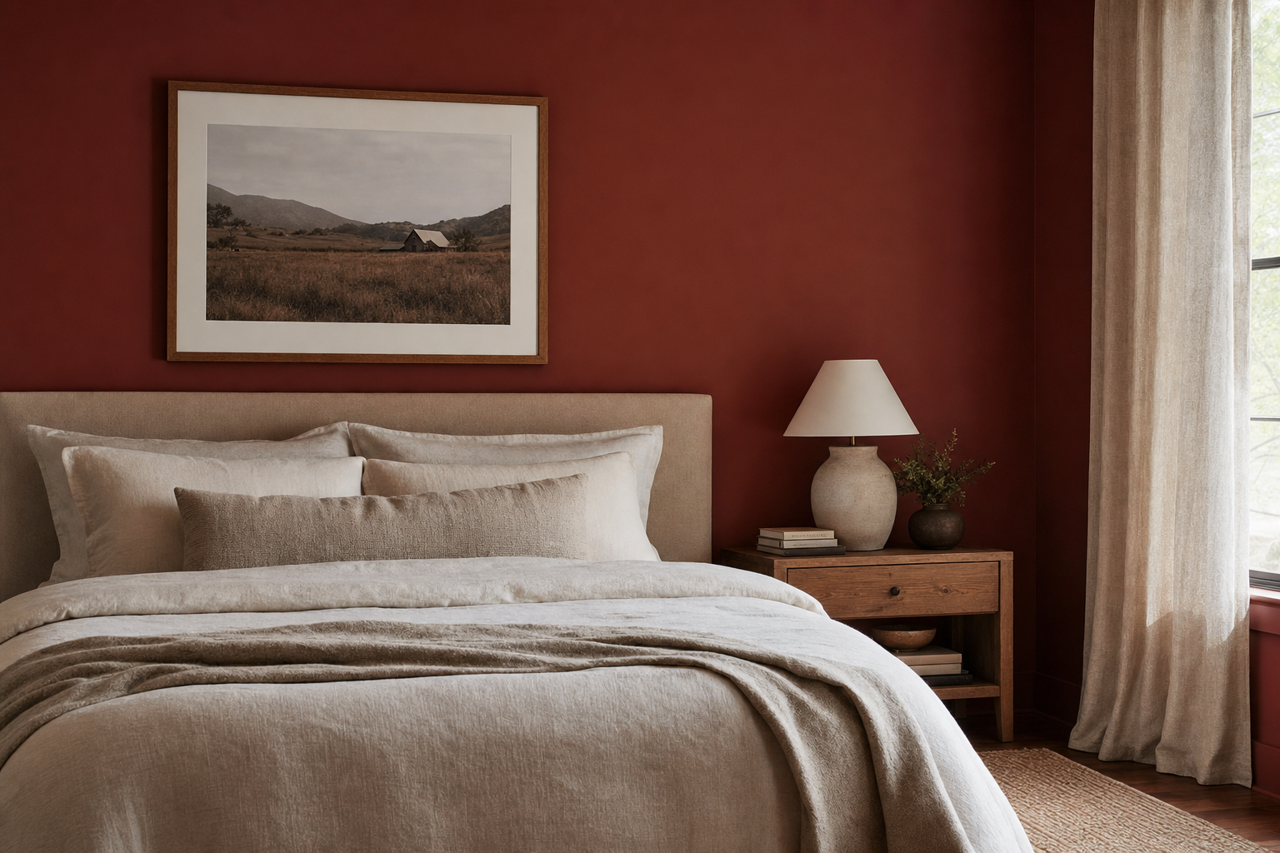 Cottage by Benjamin Moore on interiors