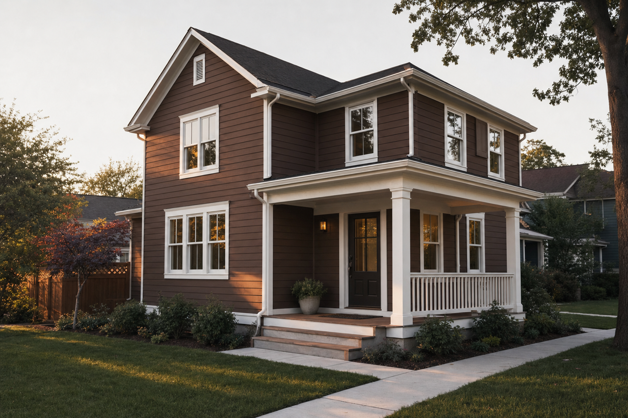 Tudor by Benjamin Moore on exterior