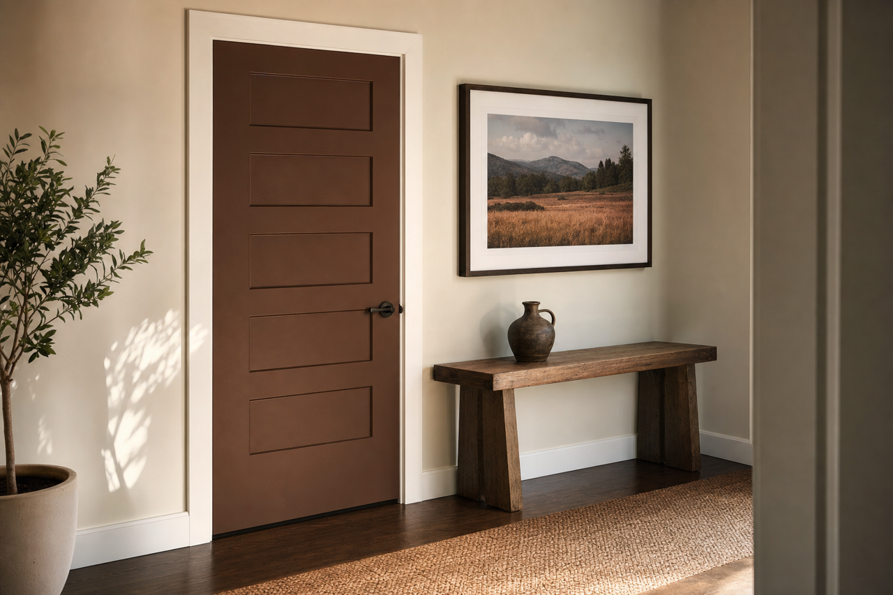 Tudor by Benjamin Moore on interior-doors