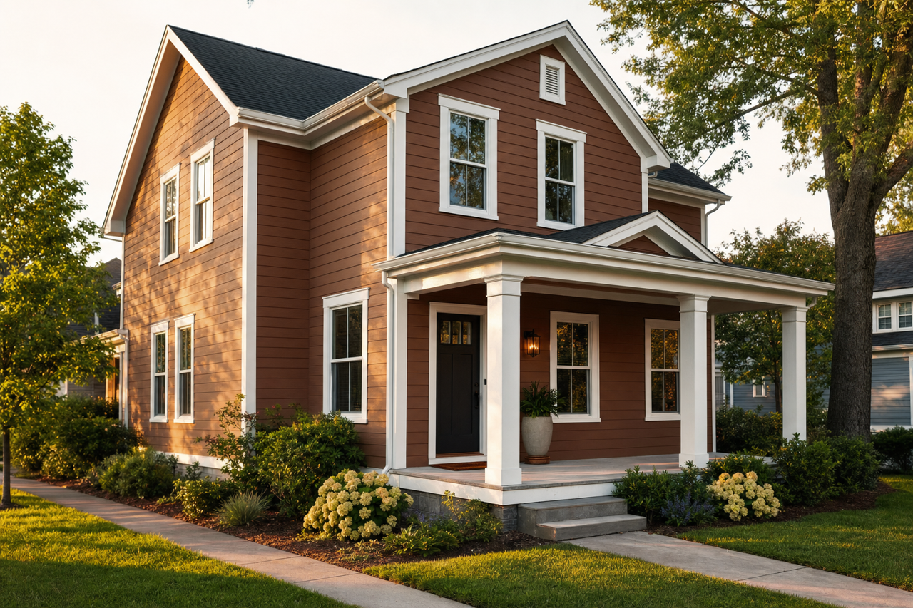 Charleston by Benjamin Moore on exterior