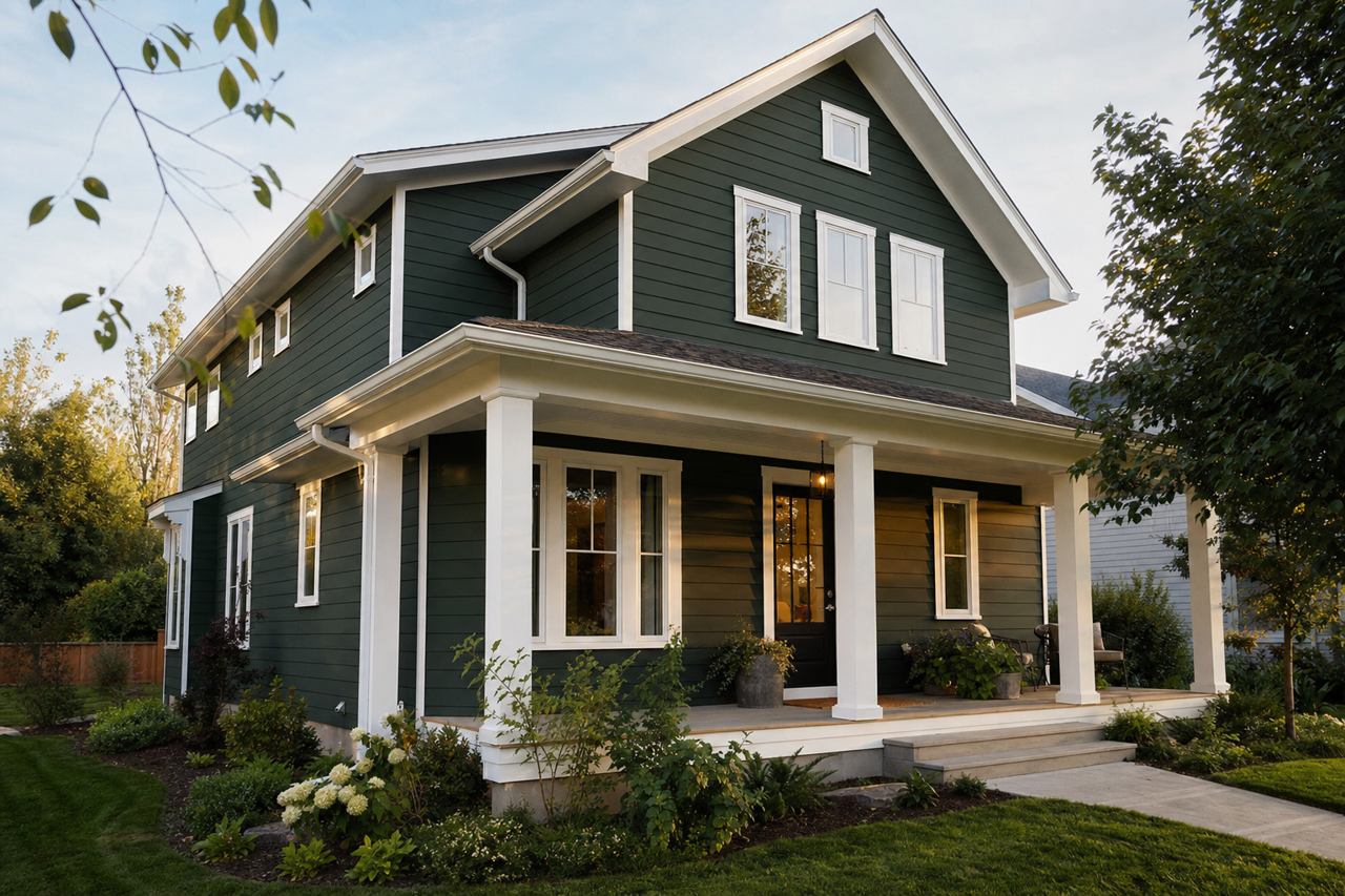Essex by Benjamin Moore on exterior