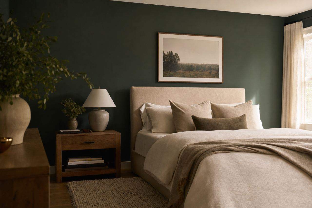 Essex by Benjamin Moore on interiors